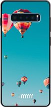 Samsung Galaxy S10 Plus Hoesje TPU Case - Air Balloons #ffffff