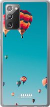 Samsung Galaxy Note 20 Hoesje Transparant TPU Case - Air Balloons #ffffff