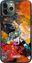 6F hoesje - geschikt voor iPhone 11 Pro -  TPU Case - Colourful Palette #ffffff