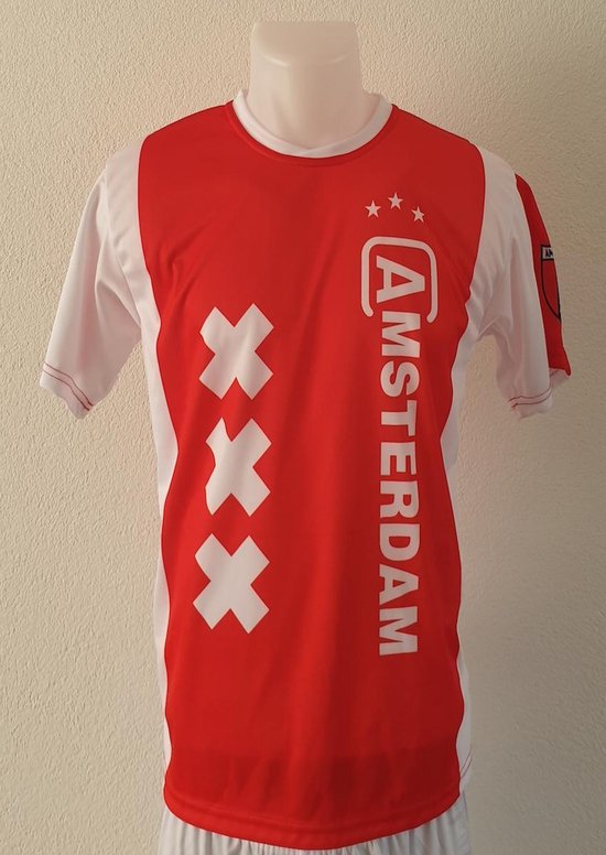 Minimaal crisis klem Amsterdam voetbaltenue - Imitatie Voetbal Shirt + Broek Set - Thuistenue  Ajax... | bol.com