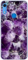 Huawei Y6 (2019) Hoesje Transparant TPU Case - Purple Geode #ffffff