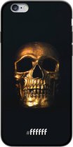 iPhone 6 Hoesje TPU Case - Gold Skull #ffffff