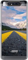 Samsung Galaxy A80 Hoesje Transparant TPU Case - Road Ahead #ffffff