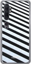 Xiaomi Mi Note 10 Hoesje Transparant TPU Case - Mono Tiles #ffffff