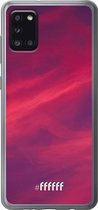 Samsung Galaxy A31 Hoesje Transparant TPU Case - Red Skyline #ffffff
