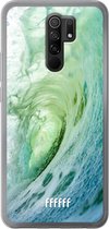 Xiaomi Redmi 9 Hoesje Transparant TPU Case - It's a Wave #ffffff