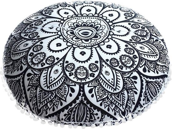 Kussenhoes Mandala rond 43 cm Patroon bol.com