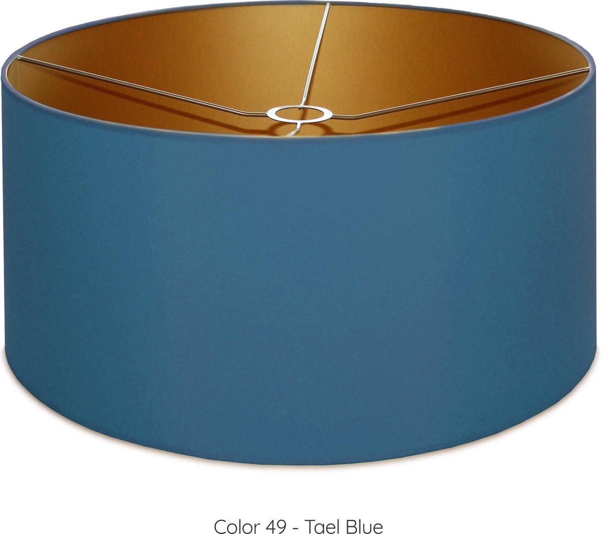 Lampenkap cilindervormig - Ø50 x h= 25cm - Tael Blue
