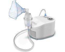 OMRON Stoom Inhalator - Aerosoltoestel – X101 Easy Vernevelaar – Helpt bij verkoudheid, astma bronchitis, allergieën, verkoudheid en hoest, in de Luchtwegen - Inhalatieappraat – Vernevelaar Inhalator – met Masker voor Volwassenen & masker Kinderen