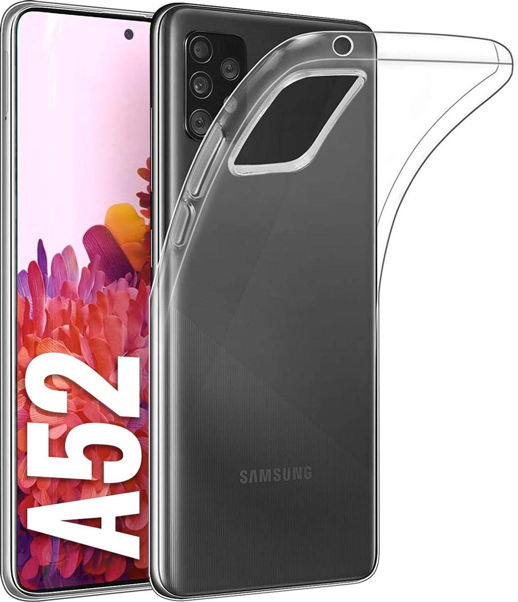 Samsung Galaxy A52 Back Cover – Galaxy A52 Hoesje Silicone Case - Perfect fit - TRANSPARANT – EPICMOBILE