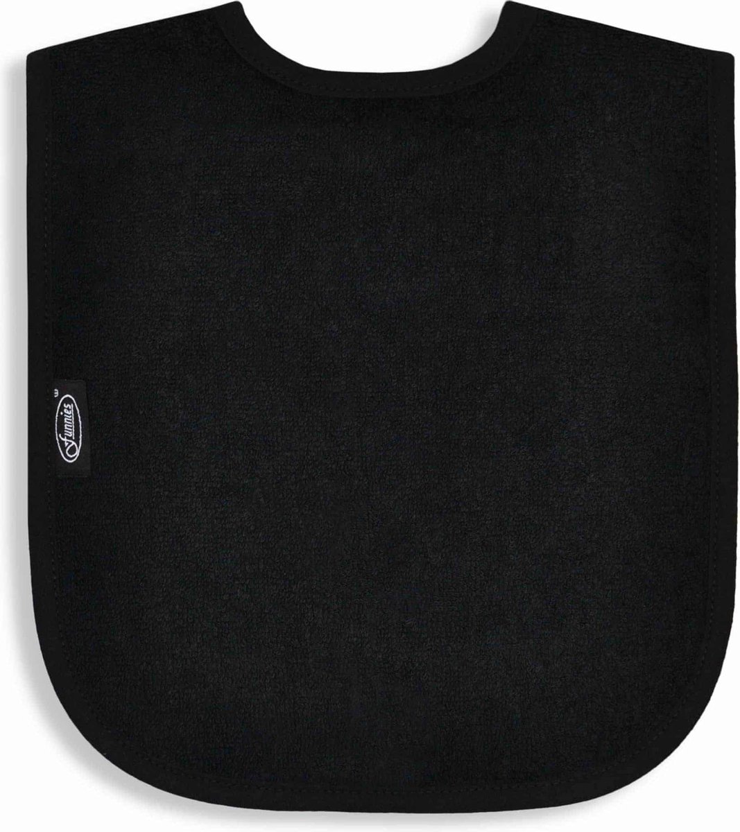 Goedkoopste Slabbetje Zwart 4 stuks [Slabber] [Slab Zwart] [Uni Line] [Baby]