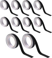 AMIG Antislip tape trap – 25mm x 5 meter – Voordeelverpakking 10 rollen – Totaal 50 meter - Zelfklevend - Zwart