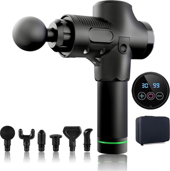Haska - Massage gun - Inclusief Luxe koffertje en 6