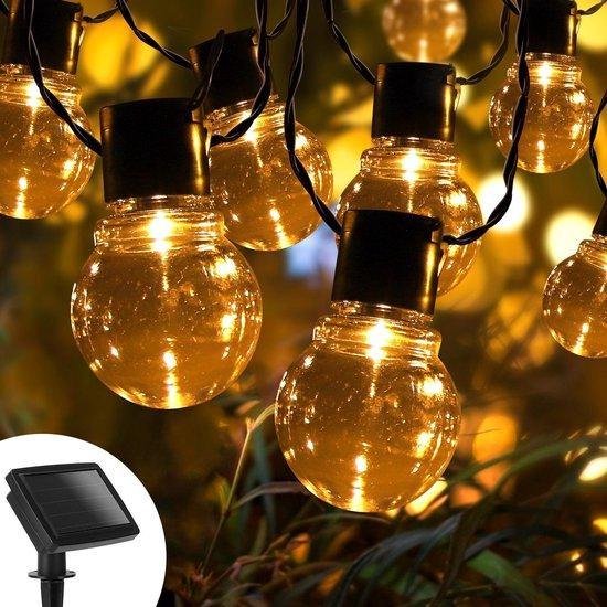 Lichtsnoer - Tuinverlichting Led Buiten - Zonne-energie - - 10 LED Waterdicht -... | bol.com