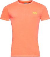 Superdry T-shirt Ronde Hals Volcanic Oranje (M1011251A - B5T)