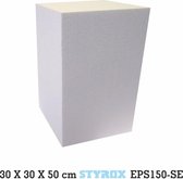 Piepschuim blok - 50x30x30 cm - Hobby - beeldhouwen - modelleren - EPS