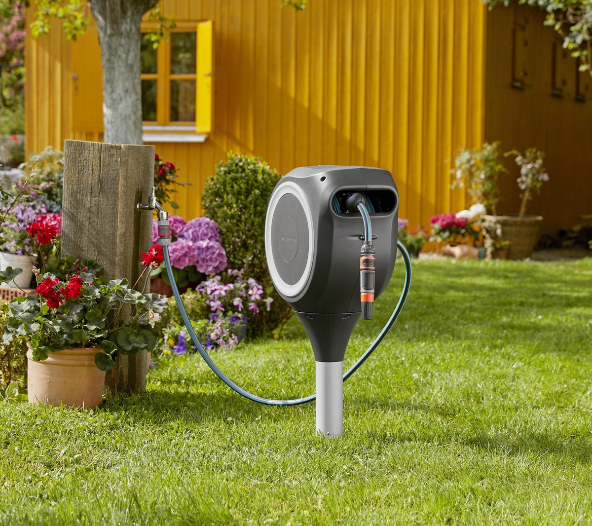 GARDENA Tuinslangbox RollUp S Slanghouder - Slang Lengte 15 Meter – foto 7