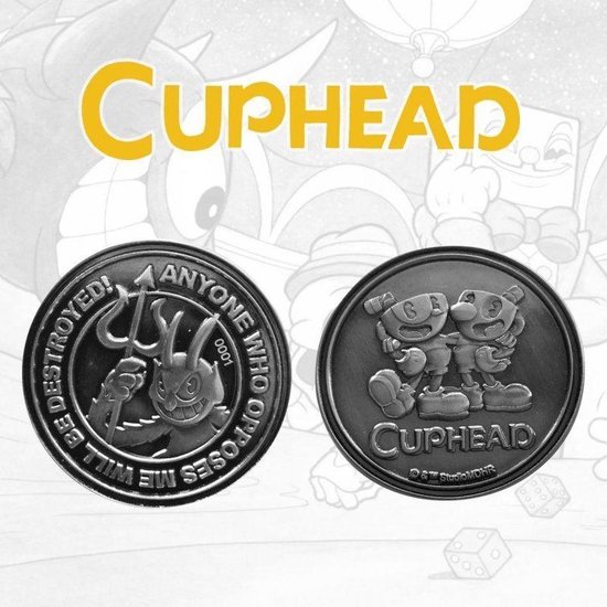 Afbeelding van het spel Cuphead - The Devil, Cuphead & Mugman Munt
