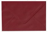 50 Luxe C6 Enveloppen - Bordeaux rood - 162x114mm - 110 grams - 16,2X11,4cm