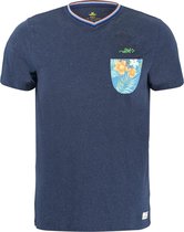 New Zealand Auckland - Te Arai T-shirt Donkerblauw - Heren - Maat XL - Modern-fit