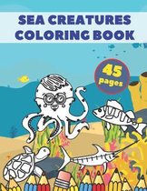 Sea Creatures Coloring Book