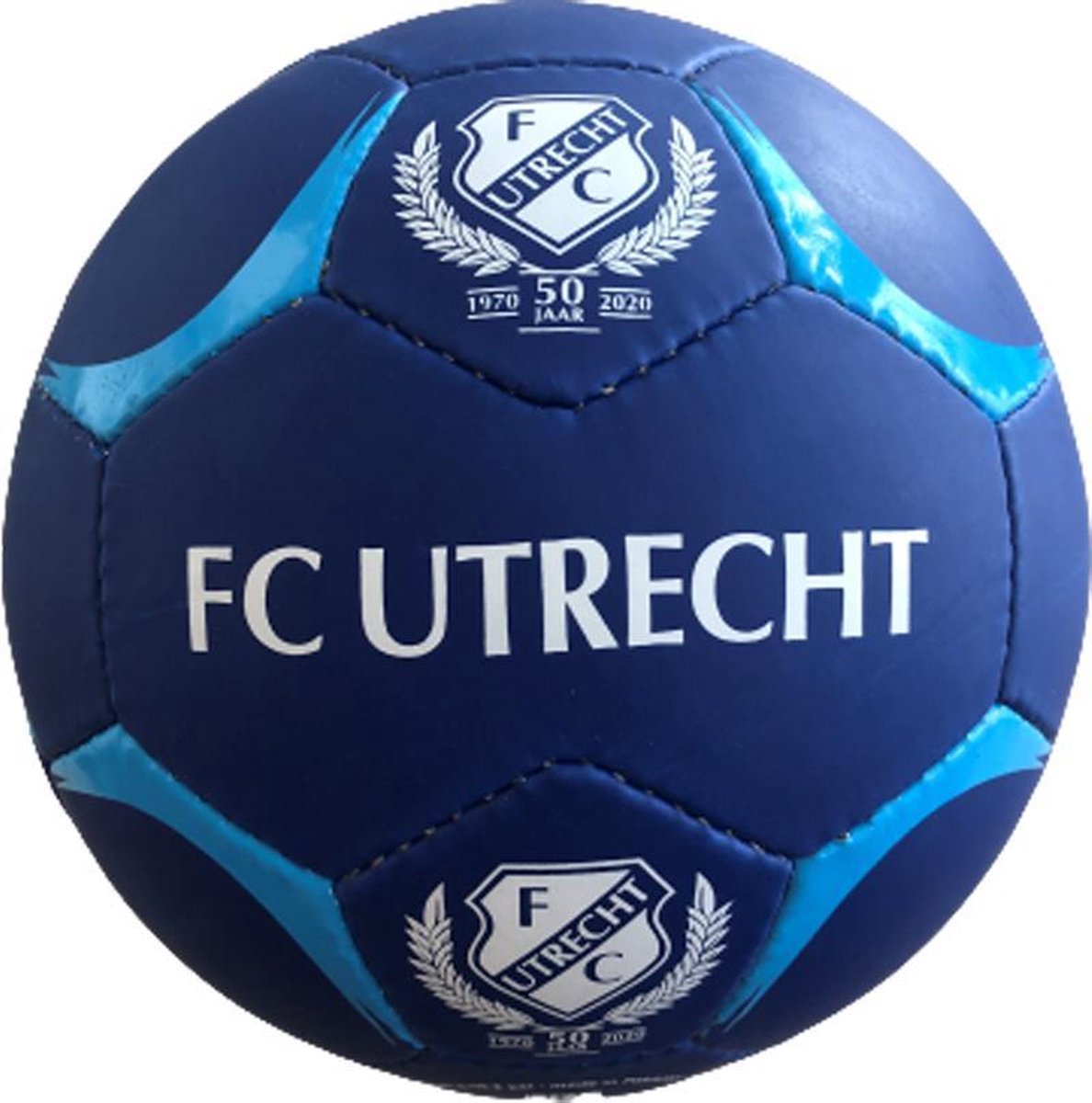 FC UTRECHT VOETBAL - Jubileum Voetbal - 50 jaar - Blauw - OPGEPOMPT - FC Utrecht