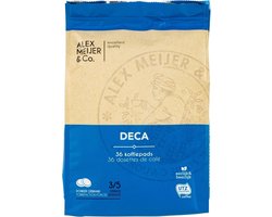 Alex Meijer - Koffiepads Cafeïnevrij Decaf - 36 koffiepads - 1 Zak