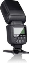 TechU™ Professionele Studioflitser voor Camera F7 – Verstelbare Flitser – Sluitertijd 1/20000s – 100 ISO 180mm + Fix Zoom – Geschikt voor Nikon, Olympus, Pentax en Canon