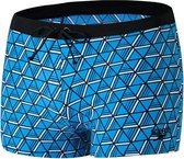 Speedo aquashort valmilton optic blok blauw - L