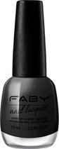 Faby Nagellak Beyond The Visible Dames 15 Ml Vegan Antraciet