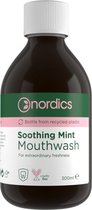 Nordics Mondwater Soothing Mint 300 Ml Transparant