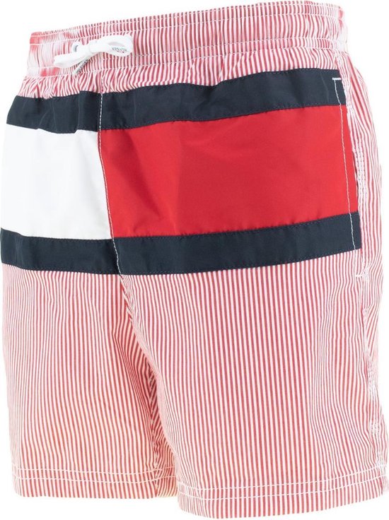Tommy Hilfiger zwembroek kids stripes - rood | bol.com