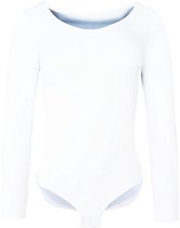 Dames Shirt Casual Body met haaksluiting - Wit - Maat XL/XXL