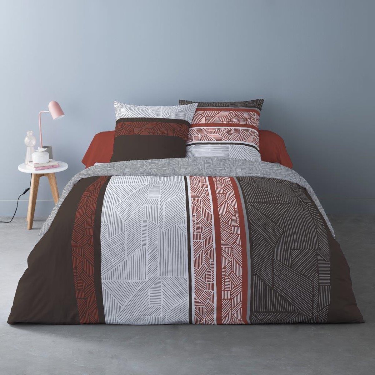 Luxe Katoen Percale Dekbedovertrek Lits-Jumeaux 240 x 220cm Varda