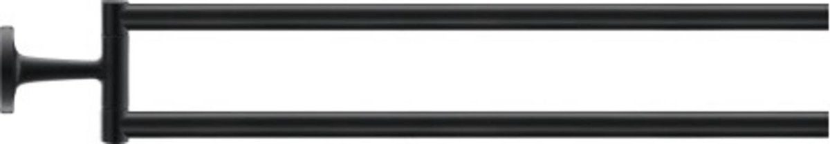 Duravit Starck T handdoekhouder 46.5cm mat zwart