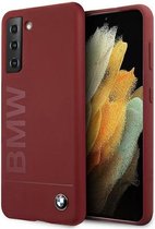 Etui BMW Samsung Galaxy S21 G991 czerwony/rouge coque en silicone Signature Logo