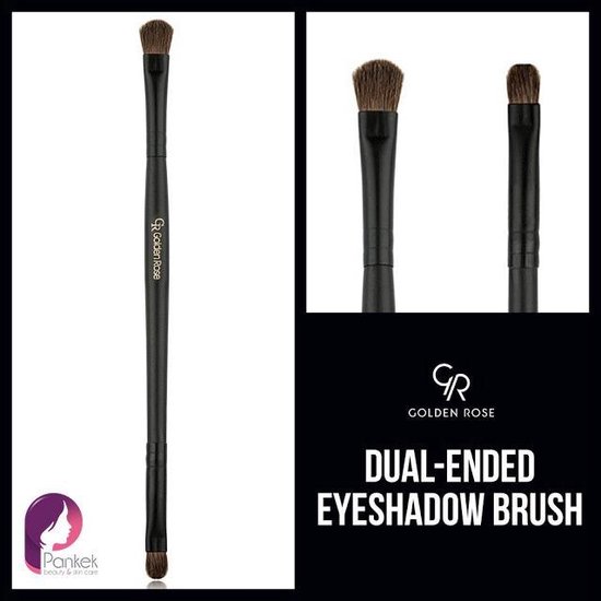 Golden Rose Dual Ended Eyeshadow Brush Golden Rose