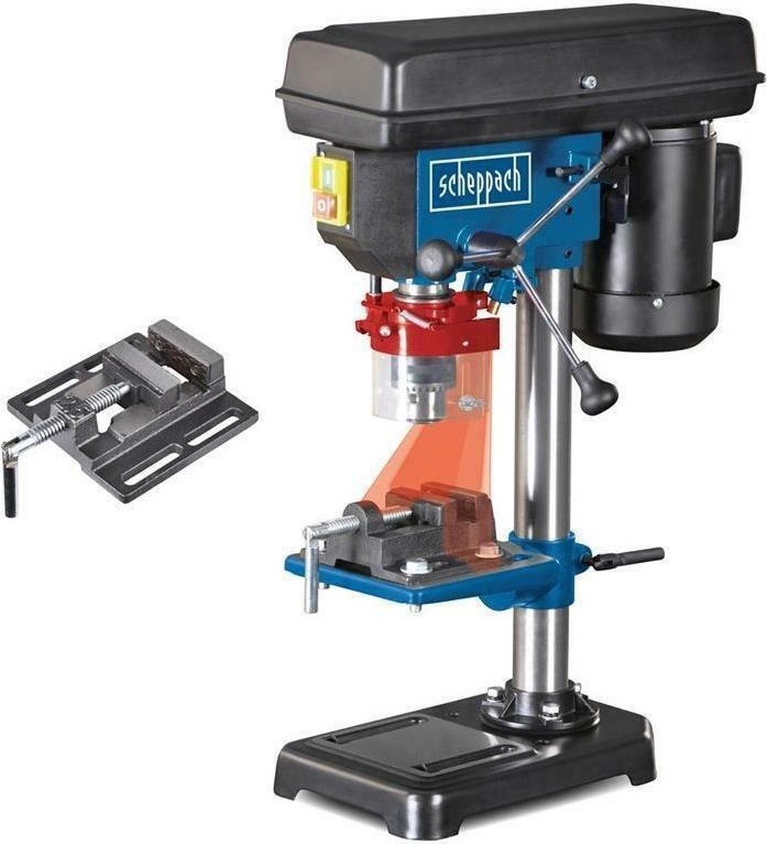 Scheppach Tafelboormachine DP16VLS - 230V | 500W | 3-16mm | incl. laser |  bol.com