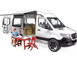 foto van BRUDER MB Sprinter Campe, Voertuigenset, 4 jaar, Acrylonitrielbutadieenstyreen (ABS), Meerkleurig