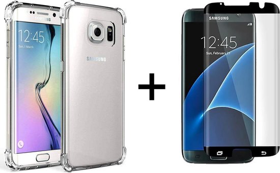 Samsung Galaxy S7 Edge Housse Etui Antichoc Housse Transparente -  Couverture Complète... | bol.com