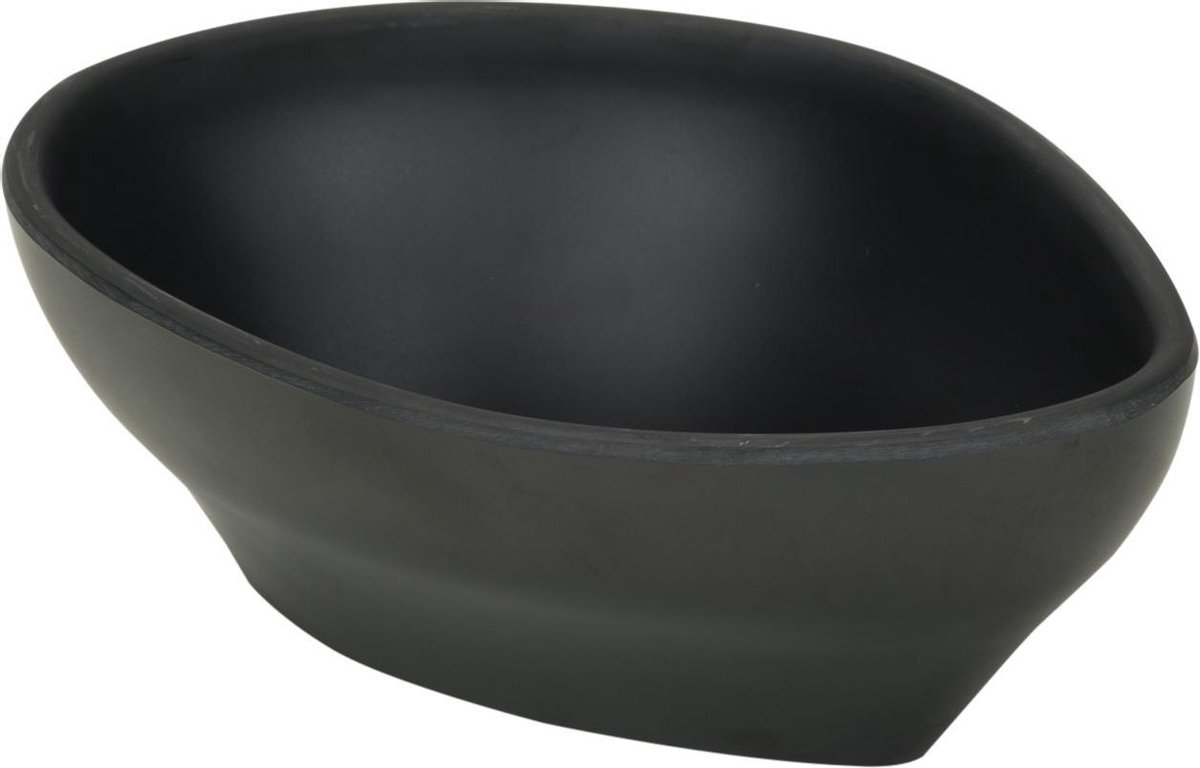 COSY & TRENDY - BLACKSTONE UNBREAKABLE SCHAAL - 14.6x10.4 H6cm - ZWART