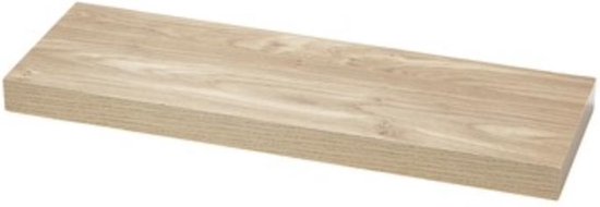 geleider Vermelding zadel Zwevende wandplank 57 x 23.5 x 3.8 cm c- wandplank zwevend - wandplank hout  -... | bol.com