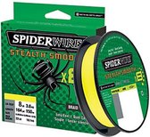 Spiderwire Stealth Smooth 8 - Geel - 18kg - 0.19mm - 300m - Gevlochten lijn