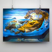 Poster Salvador Dali - Rhinocerotic Figure of Phidia Illisos - 70x50cm