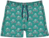 Woody Jongens-Heren Zwembroek Groen Octopus  Groen 3A