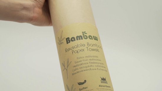 Essuie-tout lavable  Papier Absorbant réutilisable en bambou