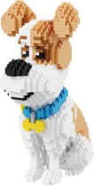 Balody Jack Russel (zittend) - Nanoblocks - bouwset / 3D puzzel - 1350 bouwsteentjes