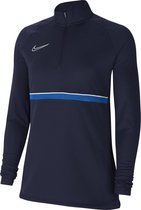 Nike Academy 21 Sporttrui - Maat M  - Vrouwen - donkerblauw/blauw/wit