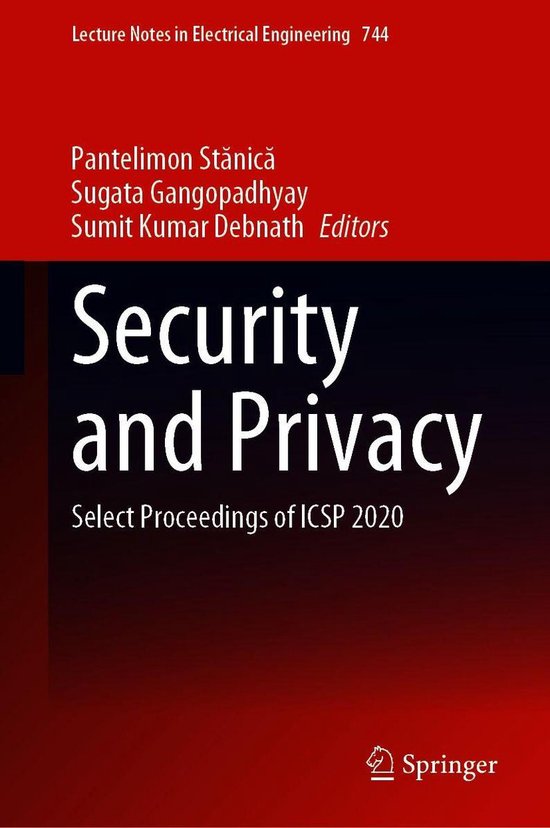 Springer Nature Proceedings Computer Science - Security and  ... - cover