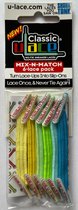 U-Lace Classic -  Elastische Veters - Multi-Color Zonneschijn en Blauwe Luchten - Mix-N-Match Pack